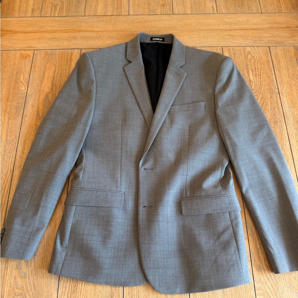 Express Charcoal Gray Suit—Coat and Pants